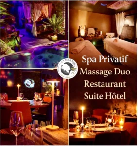 Nuit insolite pour amoureux Spa Jacuzzi privatif Calais loveroom